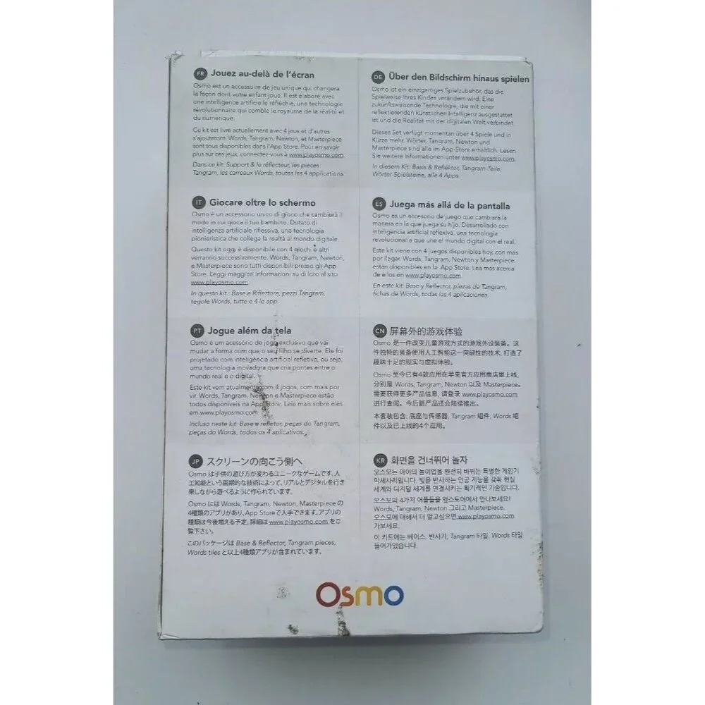 Osmo Learning Starter Kit for Apple iPad Play Beyond the Screen Game STEM Coding